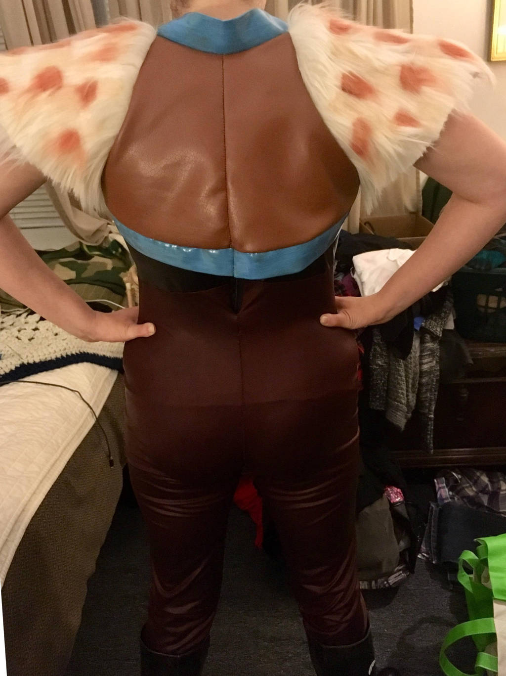 Hyena Cosplay Progress: Back by EmilyDfan