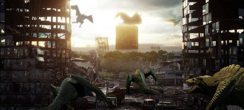 mega godzilla versus skull crawler