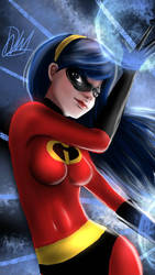Violet from The Incredibles by newsfanart
