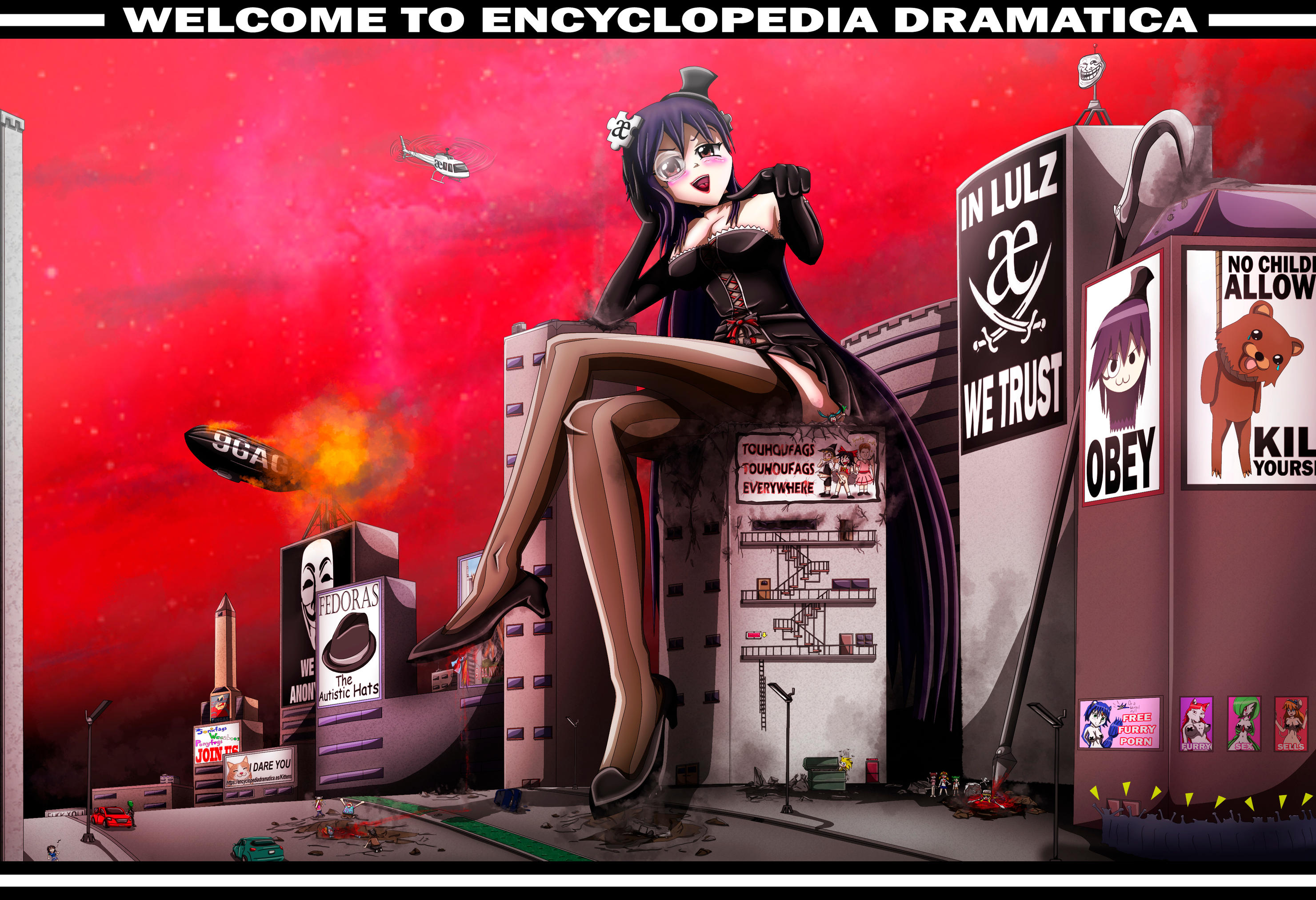 to Encyclopedia Dramatica by THEDAIBIJIN on DeviantArt