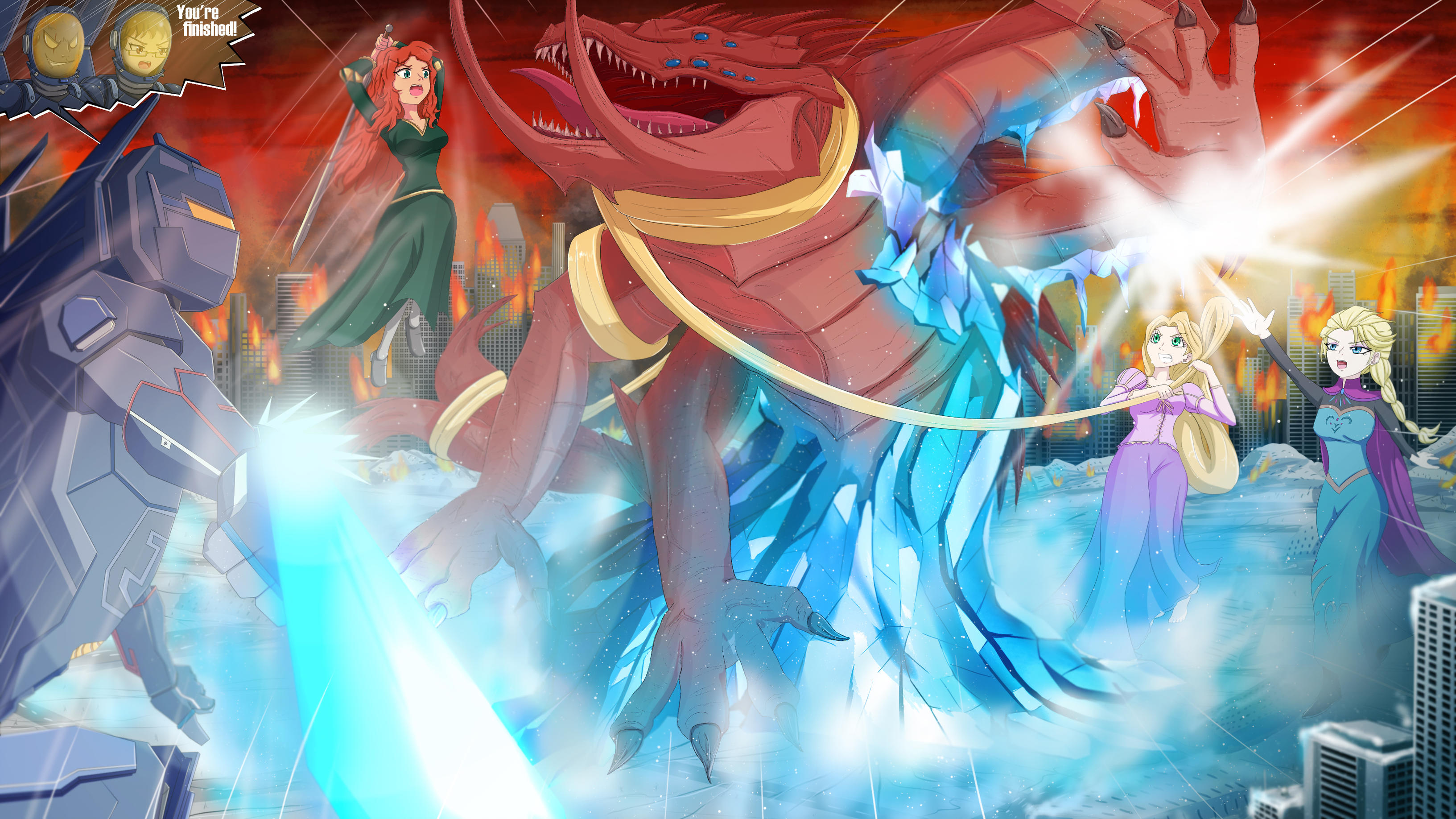 The Queen and Princess Arrives by THEDAIBIJIN on DeviantArt
