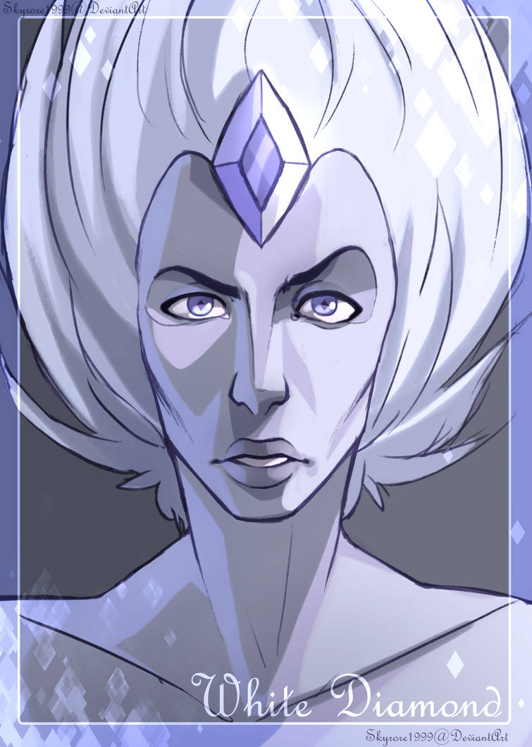 White Diamond Portrait by skyrore1999
