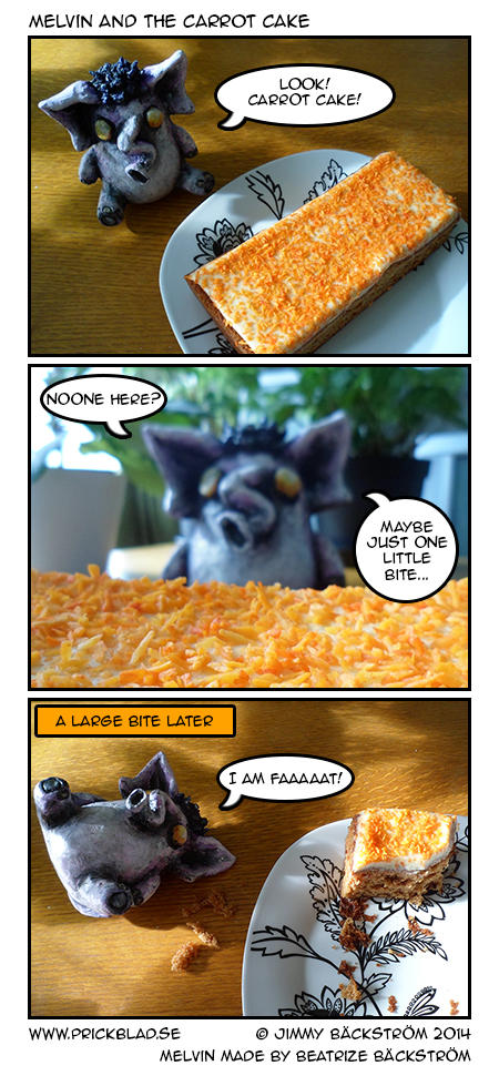 Melvin and the Carrot Cake by Prickblad