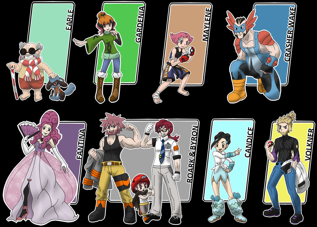 All Pokemon Gym Leaders