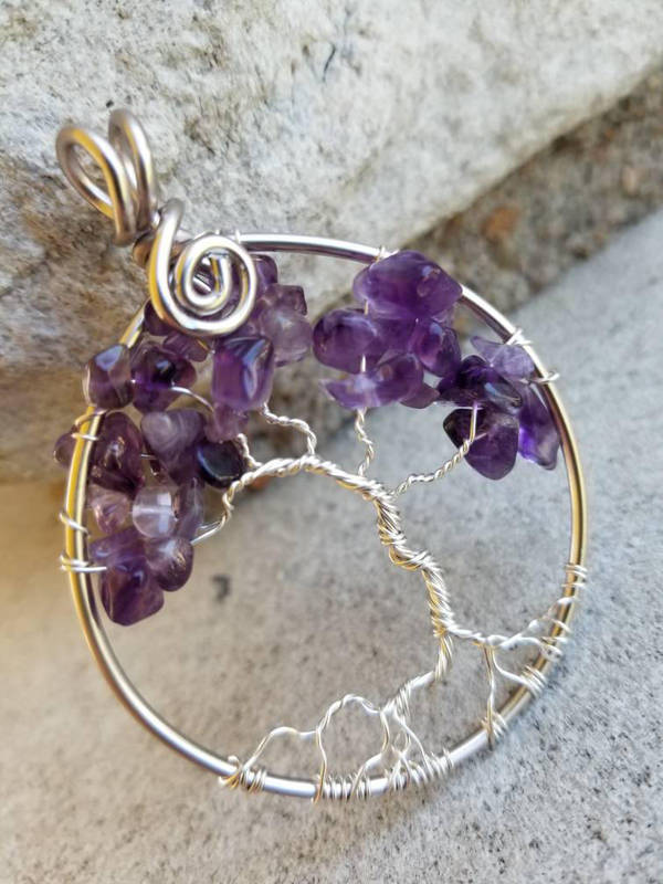 Amethyst Tree of Life by BacktoEarthCreations