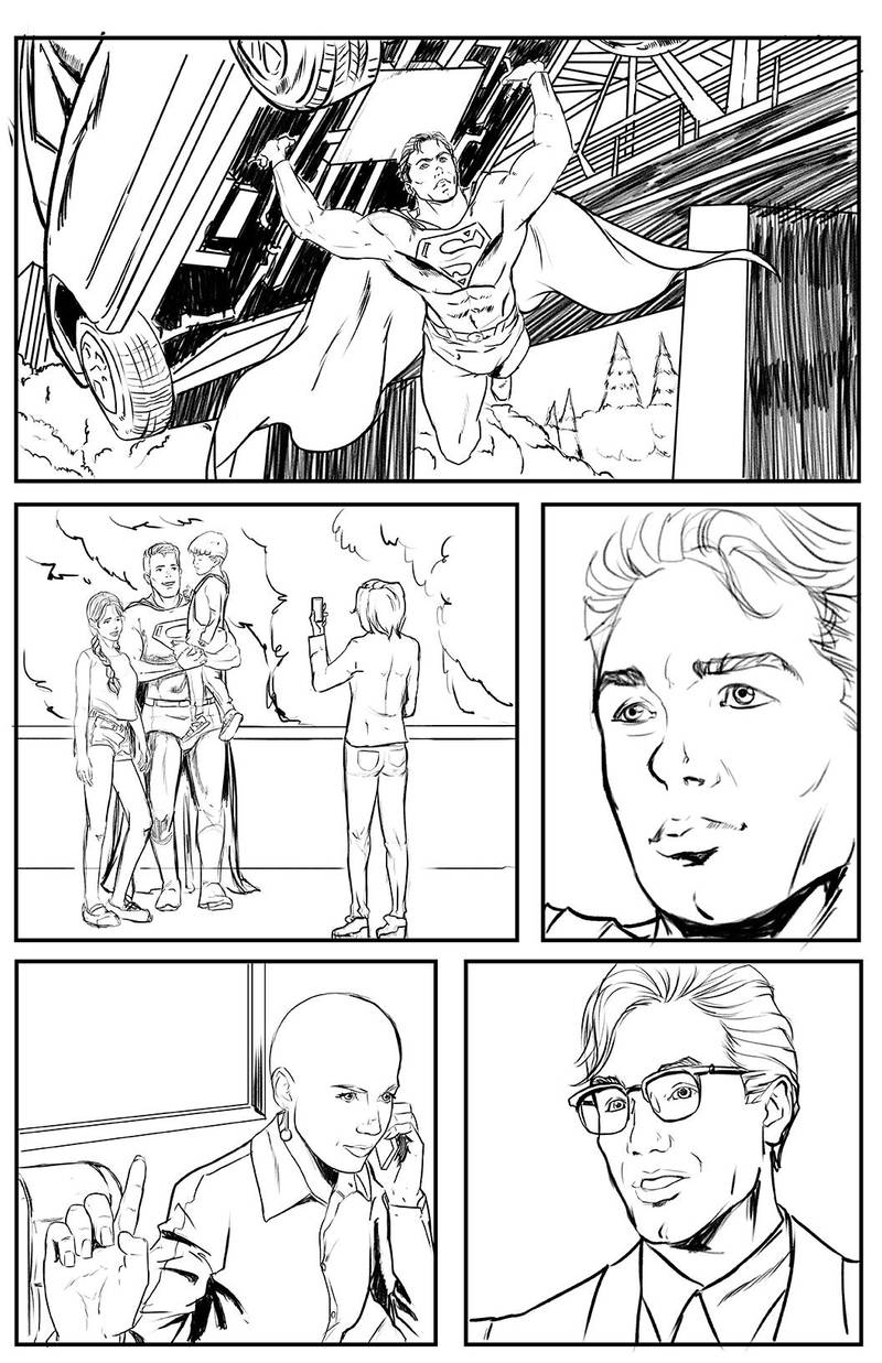 04 Superman Art Sample - Commissions are Open by TheRafaLee