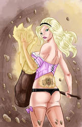 Golden Locks - J Scott Campbell Style Commission by TheRafaLee