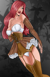 Mila - J Scott Campbell Style Commission by TheRafaLee