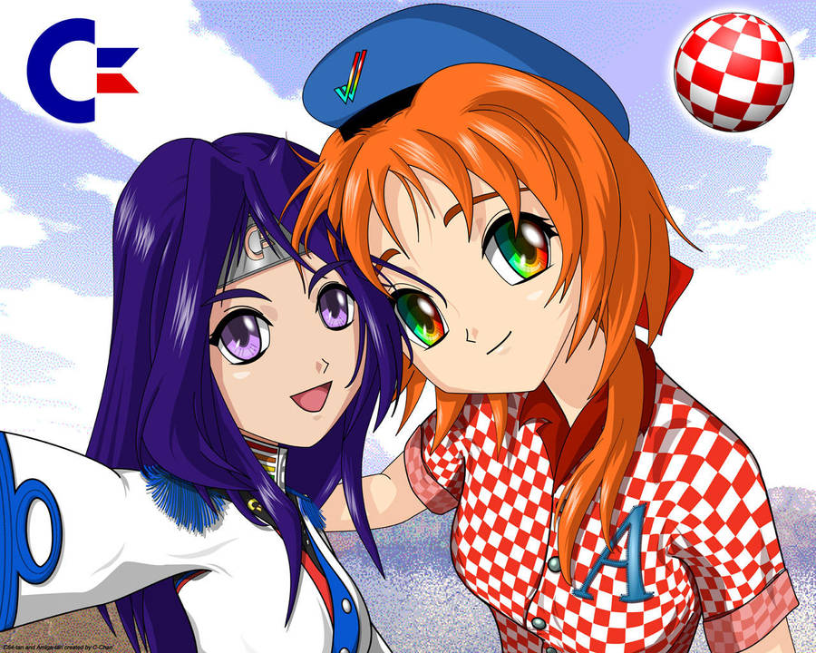 Commodore 64-tan and Amiga-tan by C-quel