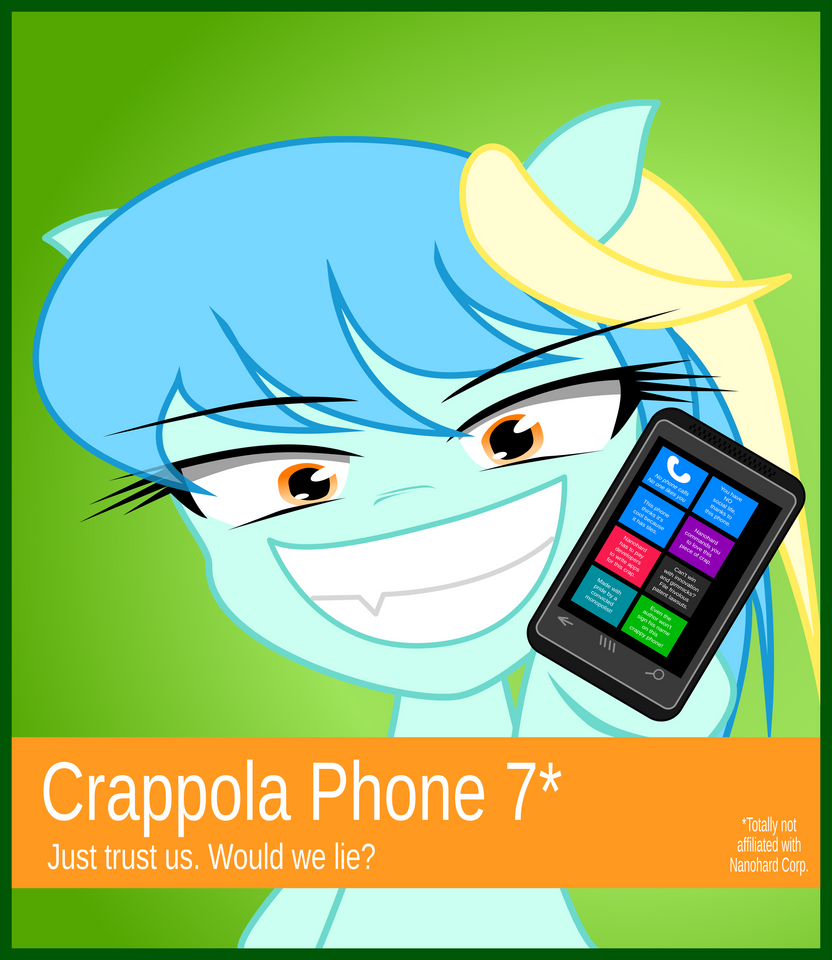 DD's Crappola Phone 7 Poster - Number 1 by C-quel